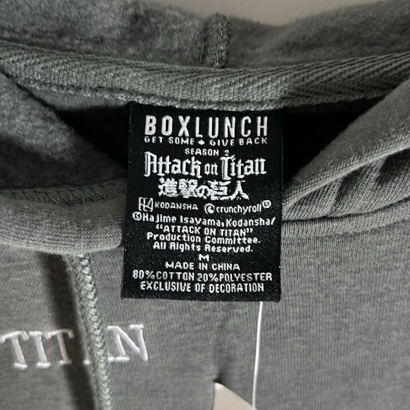 Attack on Titan Scout Regiment Colorblock Hoodie Size M - Picture 4 of 5